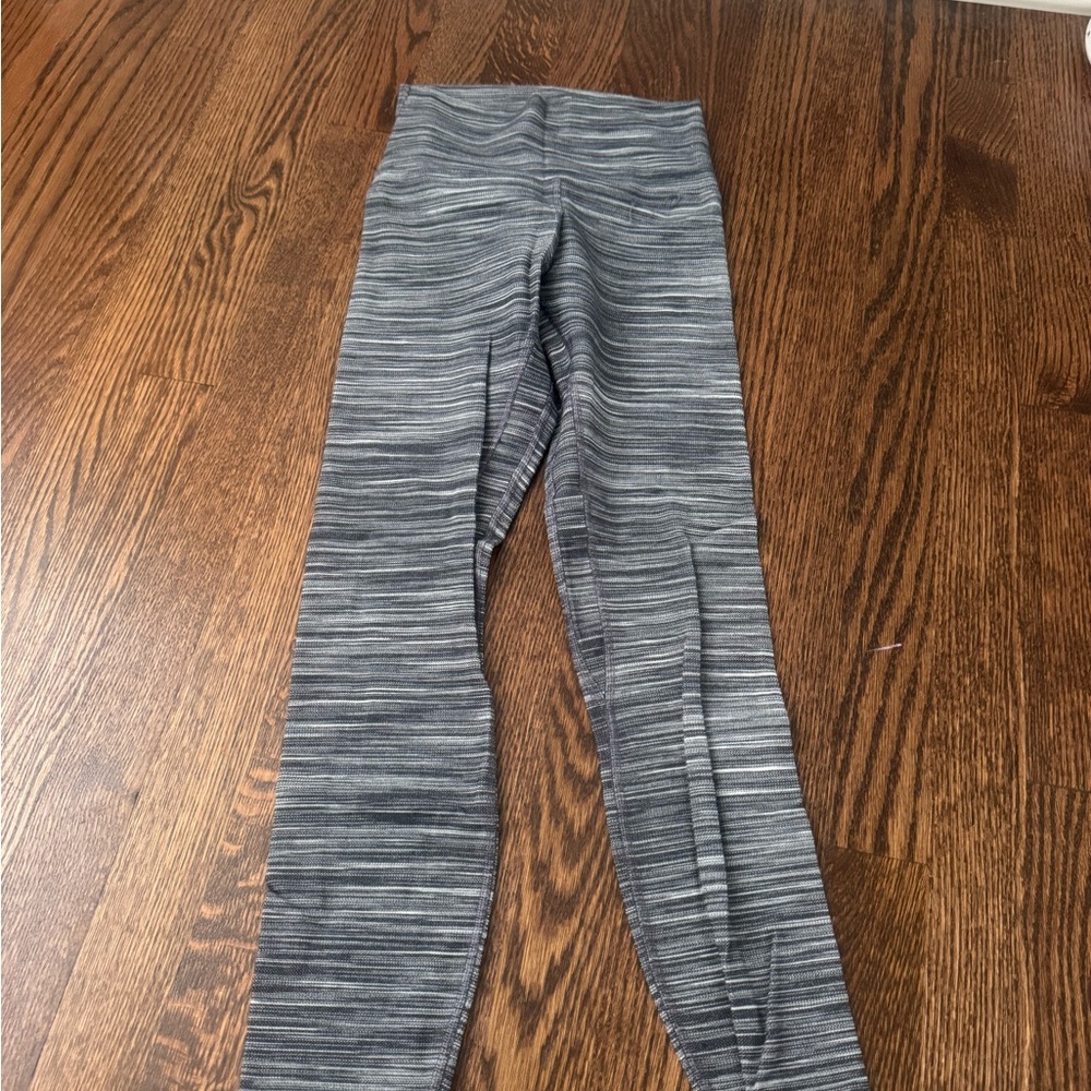 lululemon athletica Gray Space-Dye Leggings